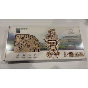 Ugears 70148 Wooden 3D Mechanical Model Automaton "Cyclist" - Sealed New